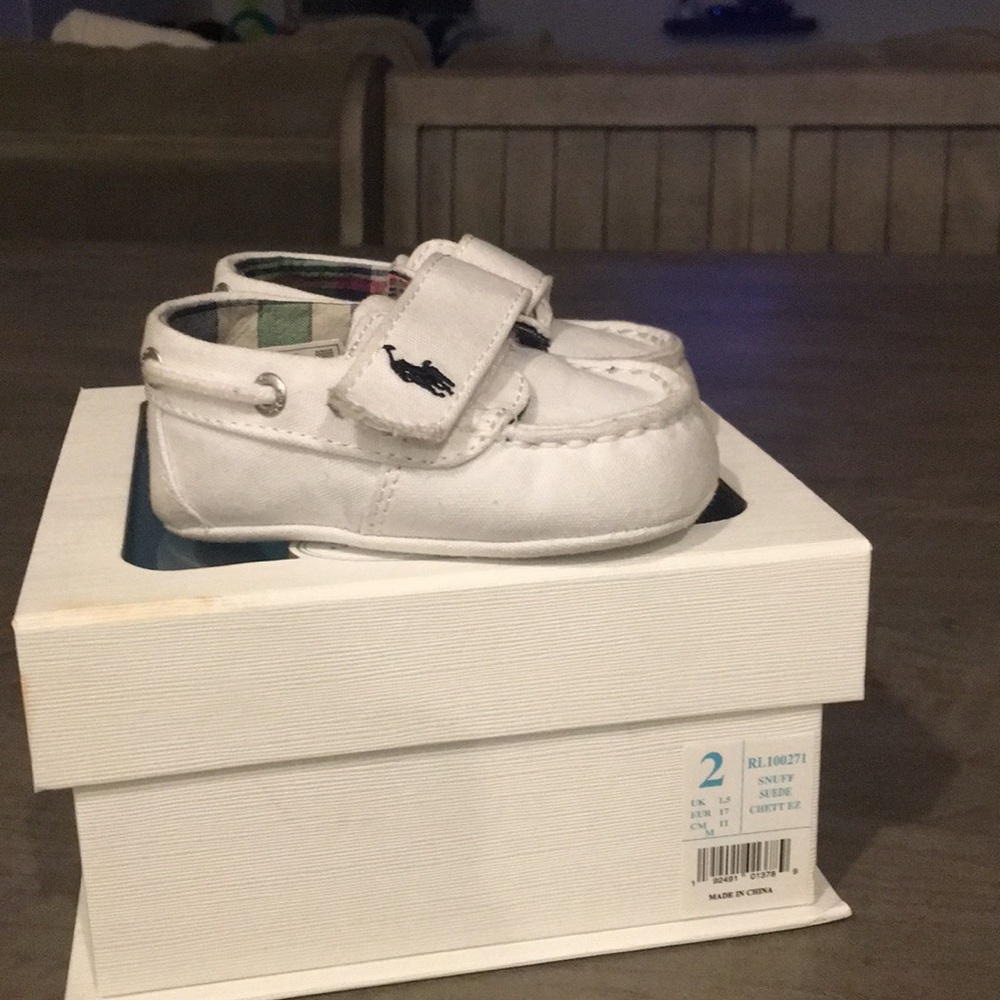Baby boy Ralph Lauren polo shoes size 2